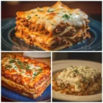 Three Meat Beef and Turkey Lasagna