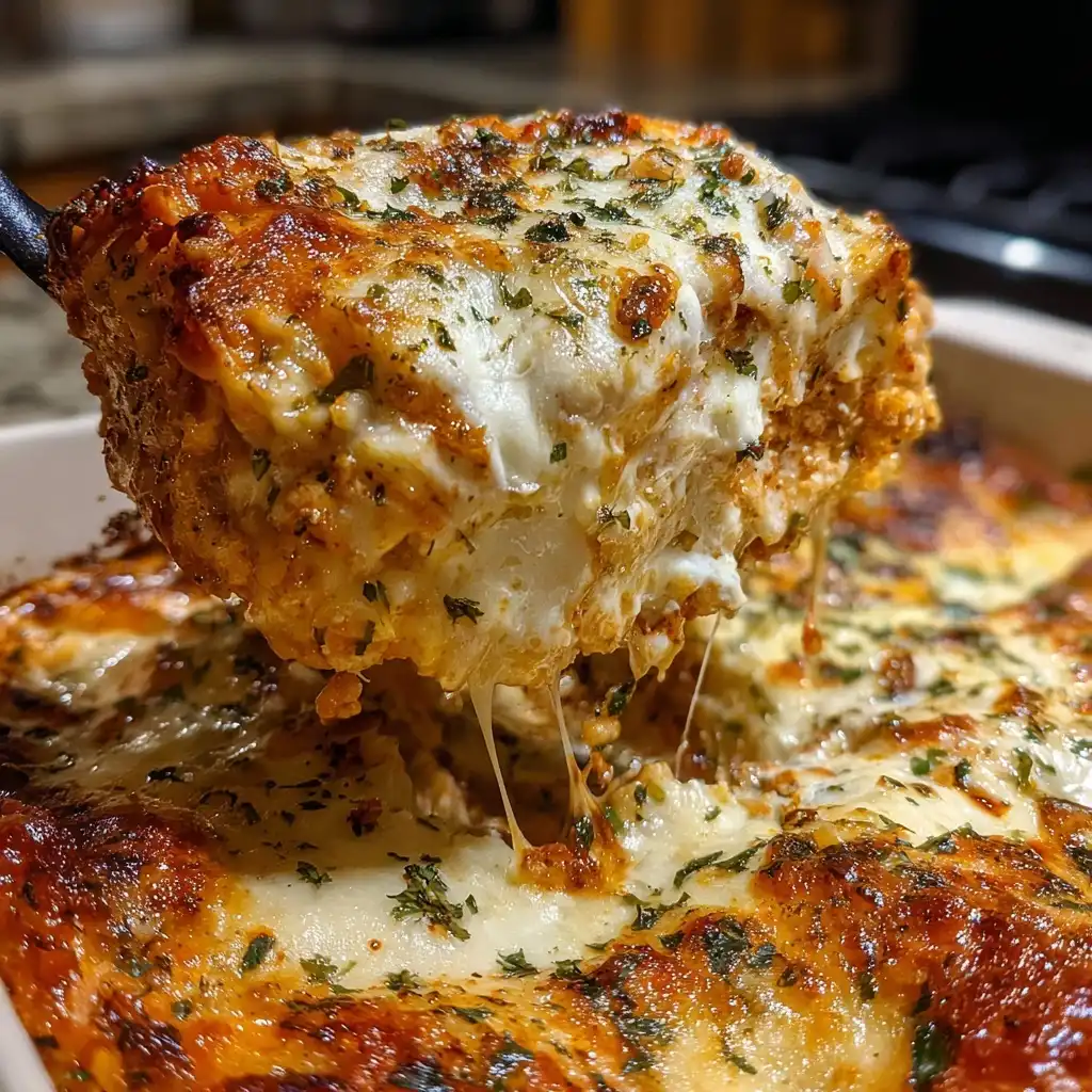 Ultimate Cheese Pull Lasagna