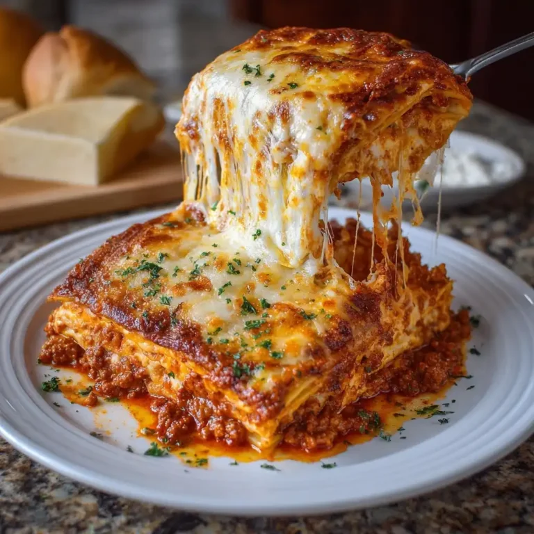 Ultimate Cheese Pull Lasagna