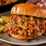 Cajun Chicken sloppy joes