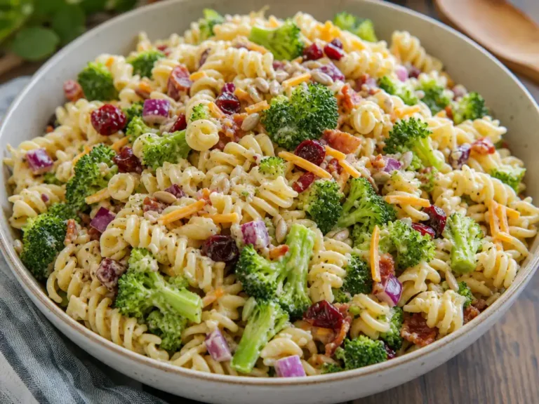 Fresh Broccoli pasta salad