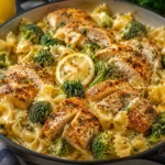 Zesty Cowboy Butter Lemon Bowtie Chicken & Broccoli Delight
